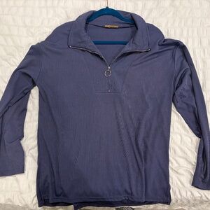 Navy Quarter Zip
